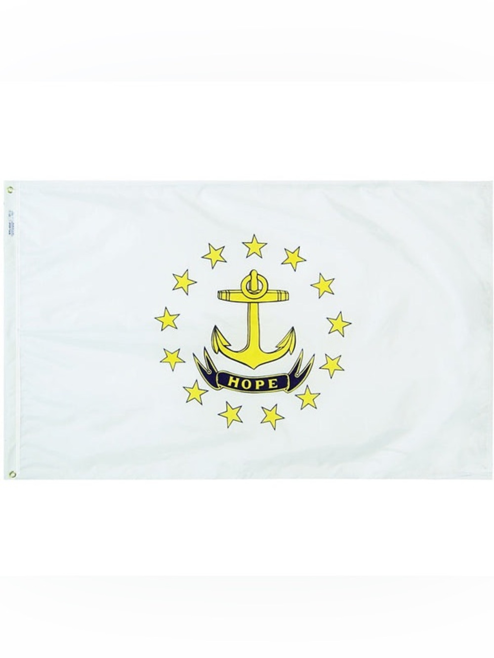 Rhode Island State Vintage Dettra Duralite 5’ by 8’ Flag